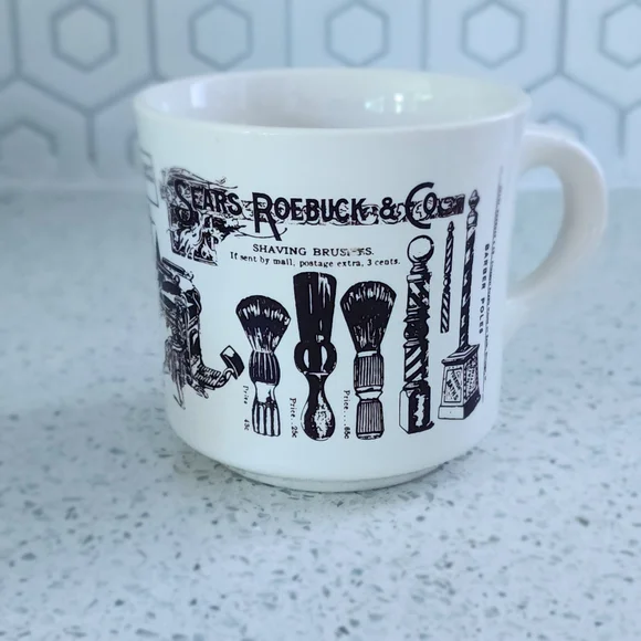 Sears White Razor Design Mug - Picture 3 of 3